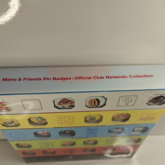 Mario And Friends Pin Button Badges Set 2011 Club Nintendo Platinum Reward - Picture 8 of 8